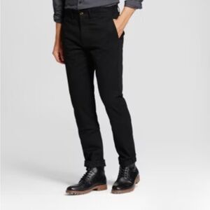 Mango Black Chinos for Men